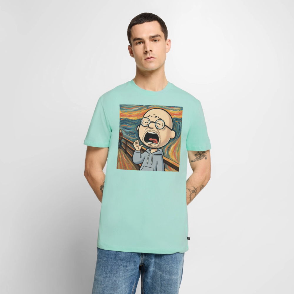 Der Schrei… aber heute bin ich dran | Männer Premium T-Shirt - Mint 