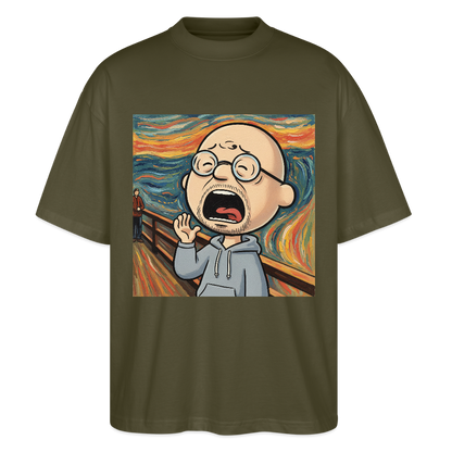 Der Schrei… aber heute bin ich dran | Stanley/Stella Oversized Unisex Bio T-Shirt Blaster - Khaki
