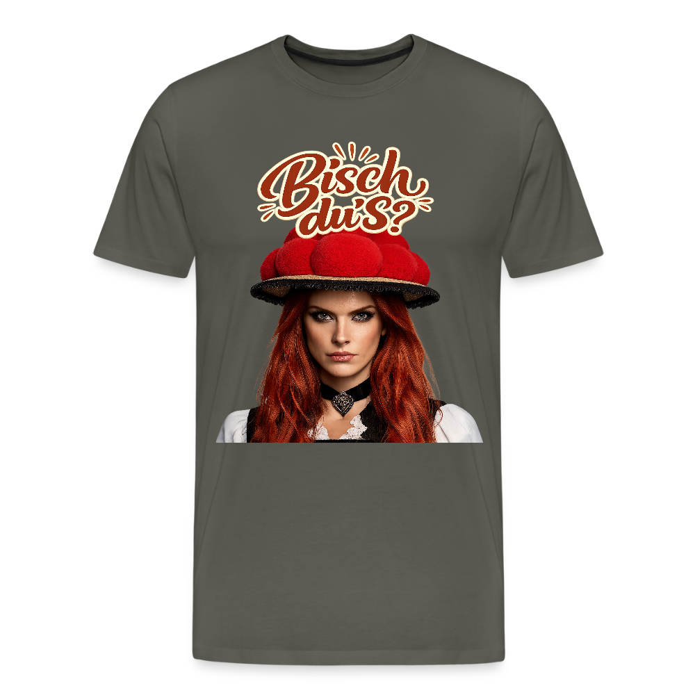 Bisch du’s? – Schwarzwaldmädel | Männer Premium T-Shirt - Asphalt