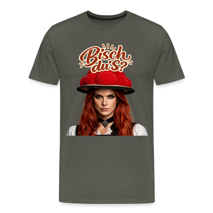 Bisch du’s? – Schwarzwaldmädel | Männer Premium T-Shirt - Asphalt