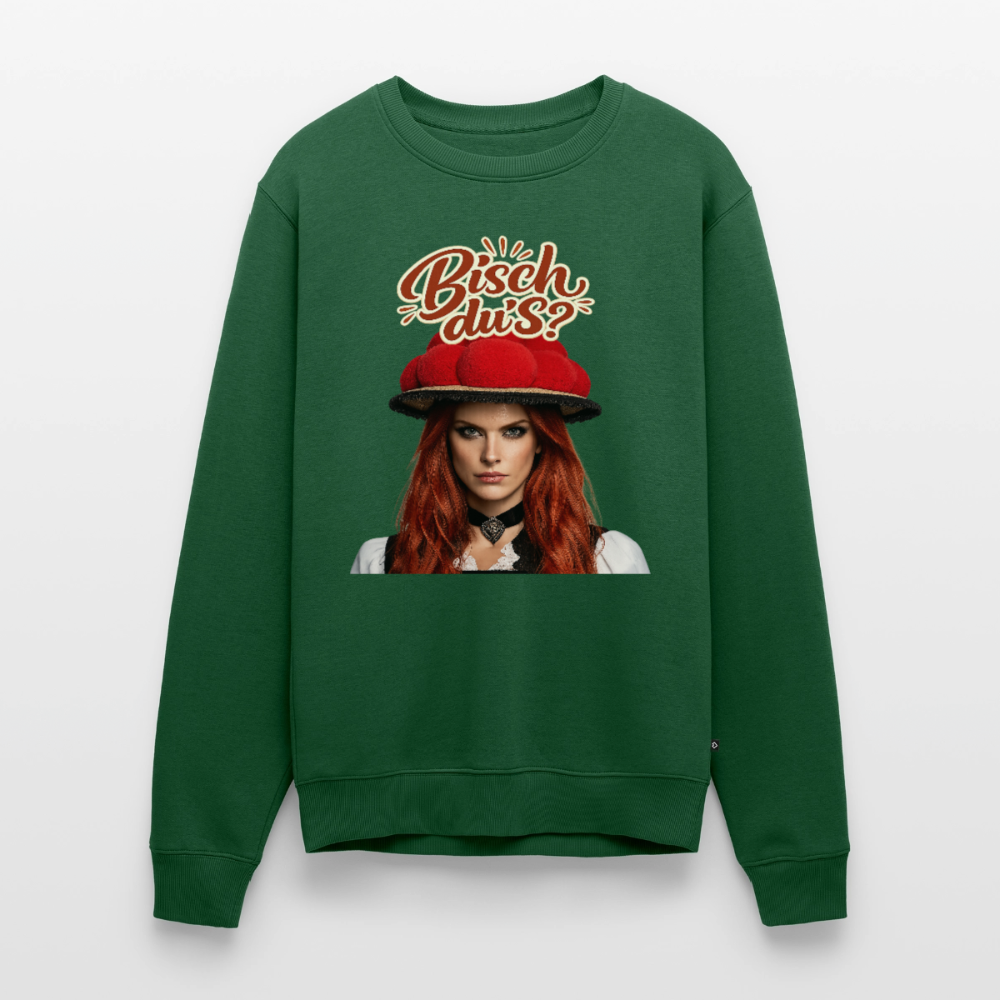 Bisch du’s? – Schwarzwaldmädel |  Männer Premium Pullover - Flaschengrün