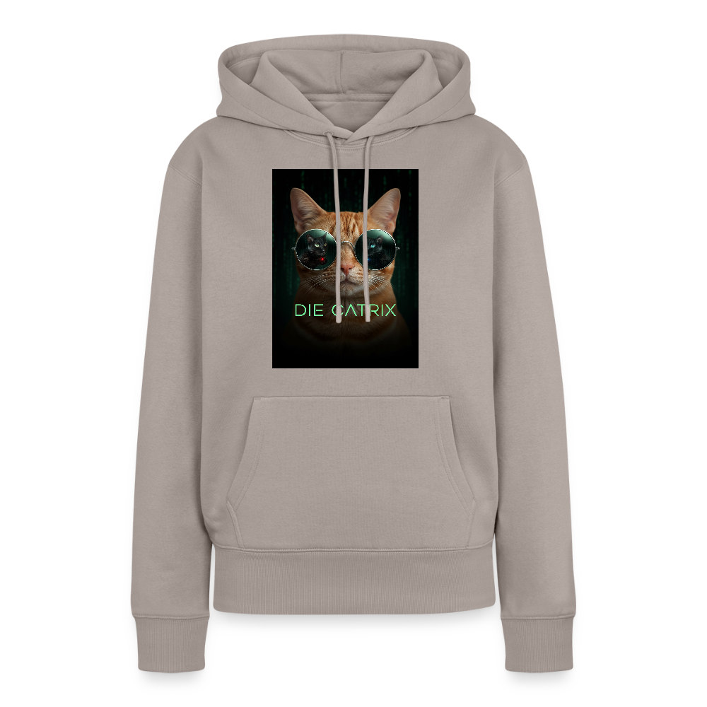 Die Catrix – Krümel erwacht | Frauen Premium Hoodie - Taupe