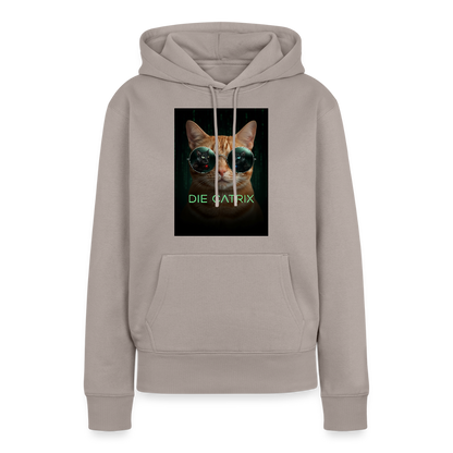 Die Catrix – Krümel erwacht | Frauen Premium Hoodie - Taupe