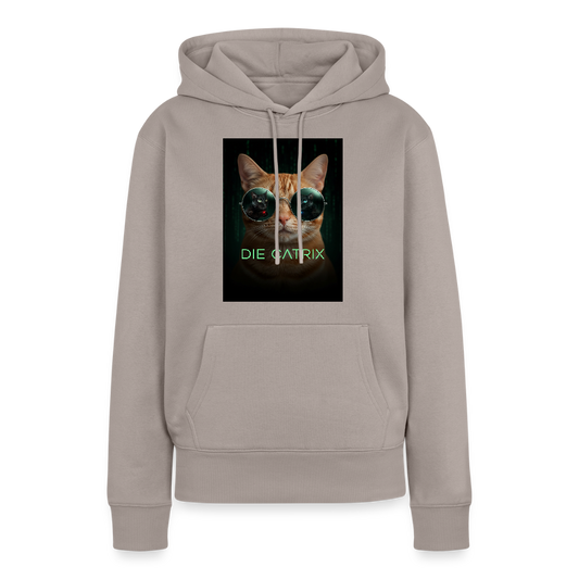 Die Catrix – Krümel erwacht | Frauen Premium Hoodie - Taupe