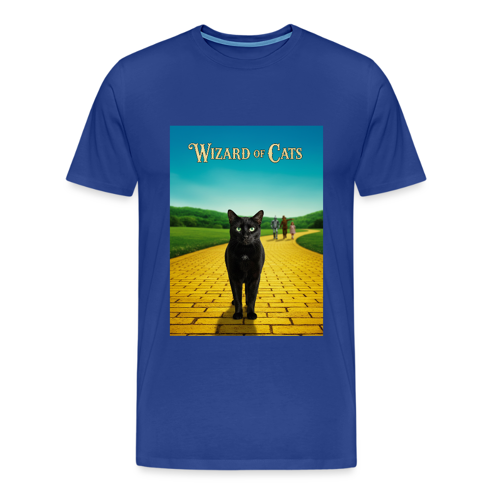 Wizard of Cats – Der gelbe Weg gehört Krümel | Männer Premium T-Shirt - Königsblau