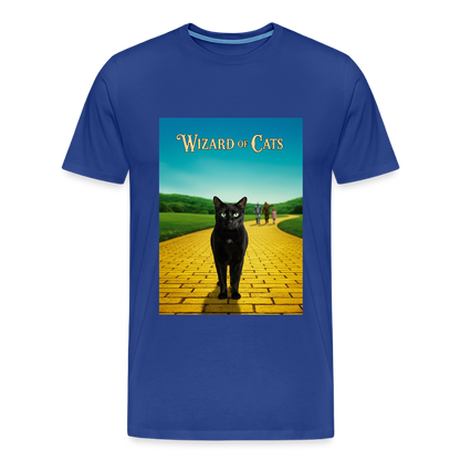 Wizard of Cats – Der gelbe Weg gehört Krümel | Männer Premium T-Shirt - Königsblau