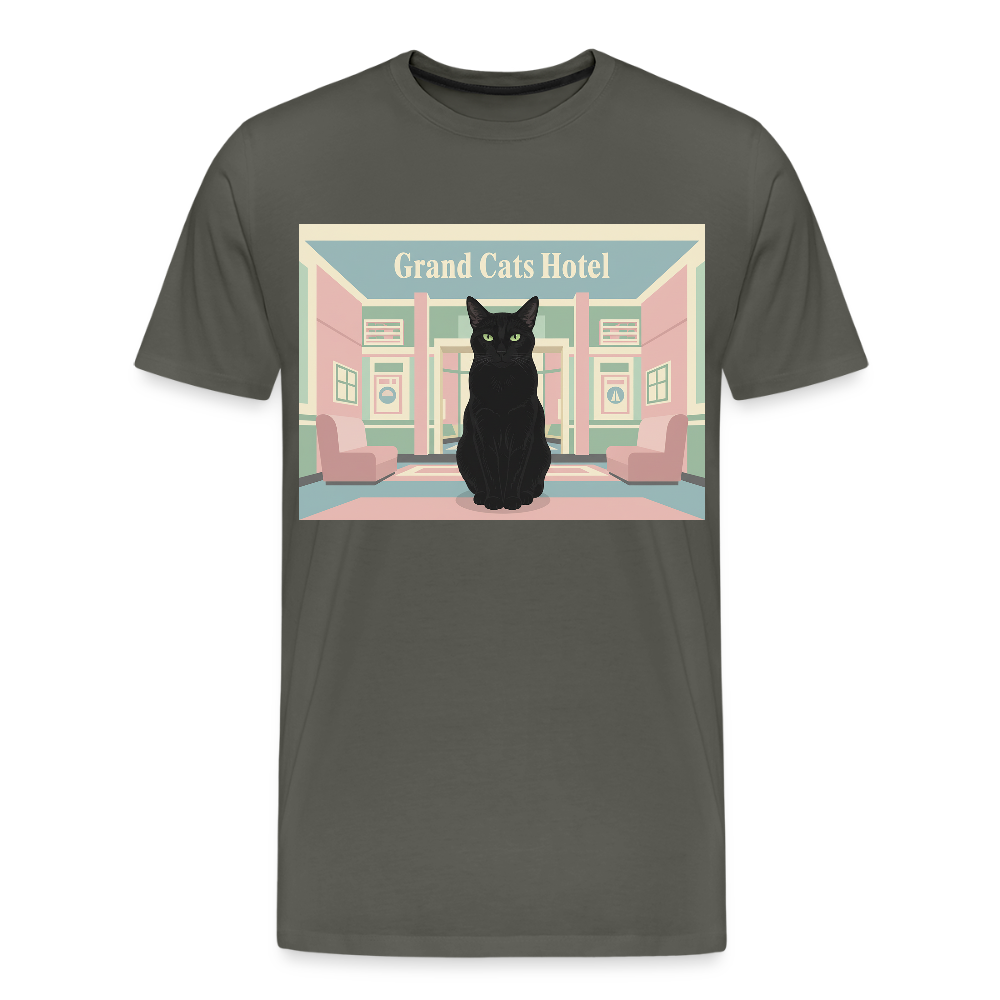 Grand Hotel Krümel | Männer Premium T-Shirt - Asphalt