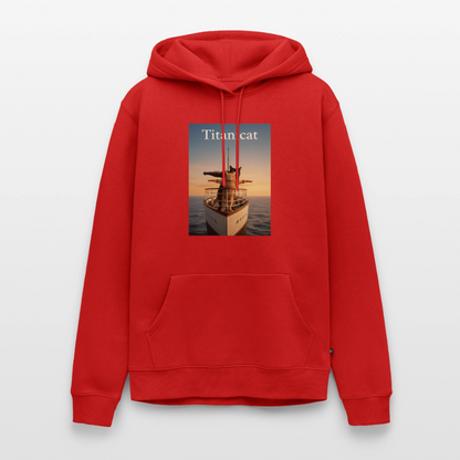 Titanicat – Ich bin der König der Kratzbäume | Männer Premium Hoodie - Rot