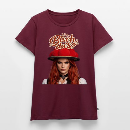 Bisch du’s? – Schwarzwaldmädel | Frauen Premium T-Shirt - Burgunderrot