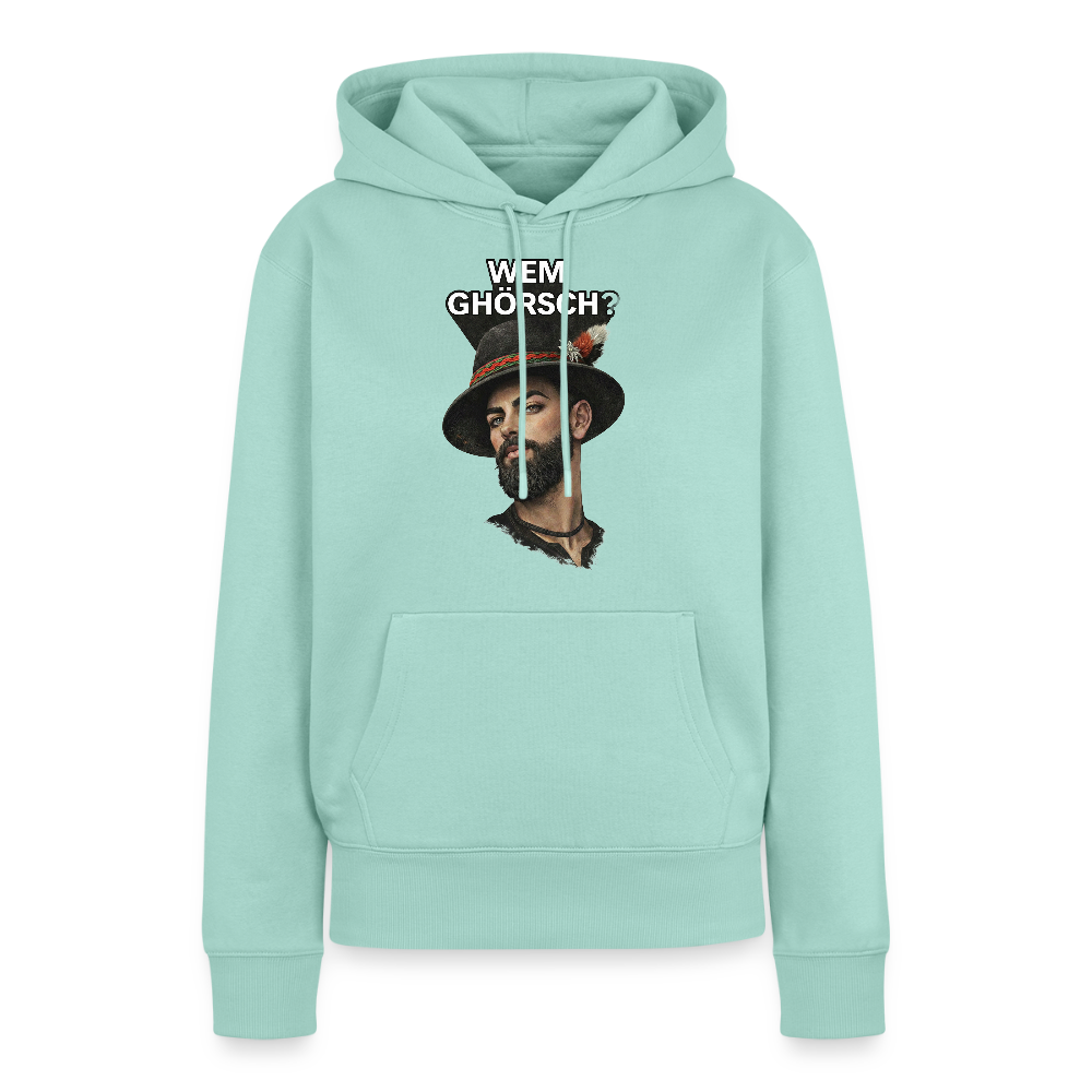 Wem ghörsch? – Alemannische Klärung | Frauen Premium Hoodie - Mint 