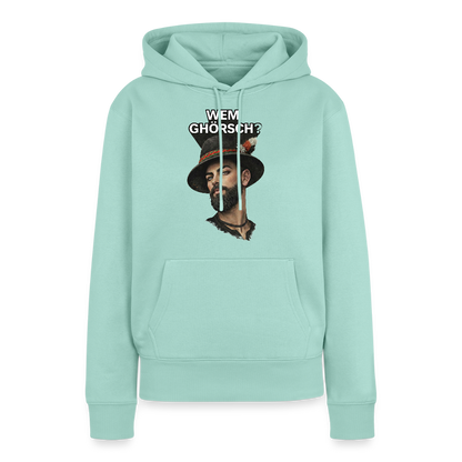 Wem ghörsch? – Alemannische Klärung | Frauen Premium Hoodie - Mint 