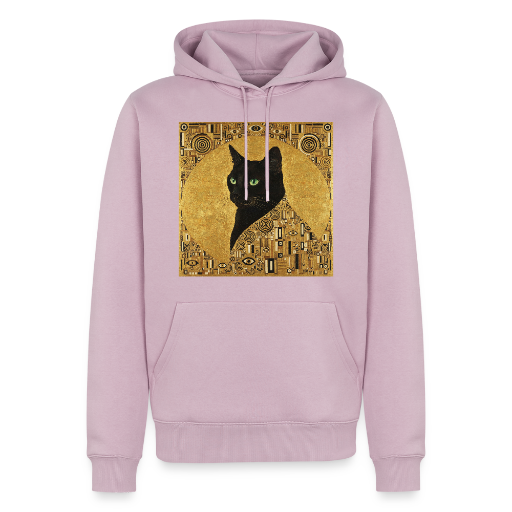 Adele… aber sie schnurrt – Goldene Katze à la Klimt | Männer Premium Hoodie - Altrosa