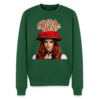 Bisch du’s? – Schwarzwaldmädel |  Männer Premium Pullover - Flaschengrün