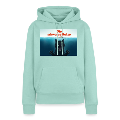 Die schwarze Katze – Krümel taucht auf | Frauen Premium Hoodie - Mint 