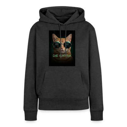 Die Catrix – Krümel erwacht | Frauen Premium Hoodie - Anthrazit meliert