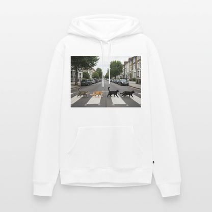 The Purrfect Crossing – Wir waren vor der Band da | Männer Premium Hoodie - Weiß