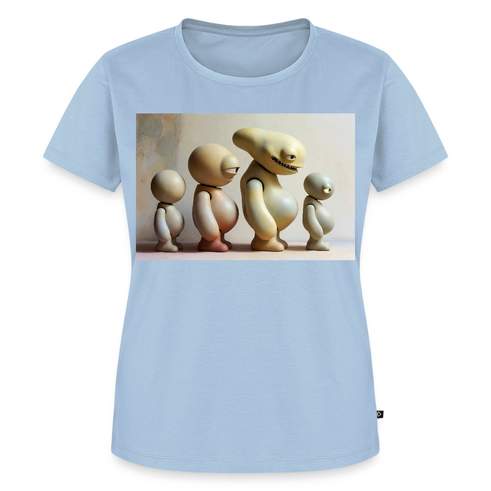 So wachsen wir also | Frauen Premium T-Shirt - Hellblau