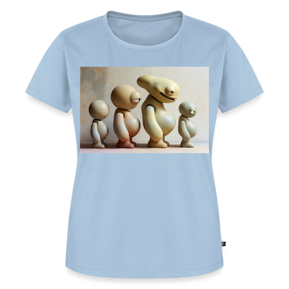 So wachsen wir also | Frauen Premium T-Shirt - Hellblau