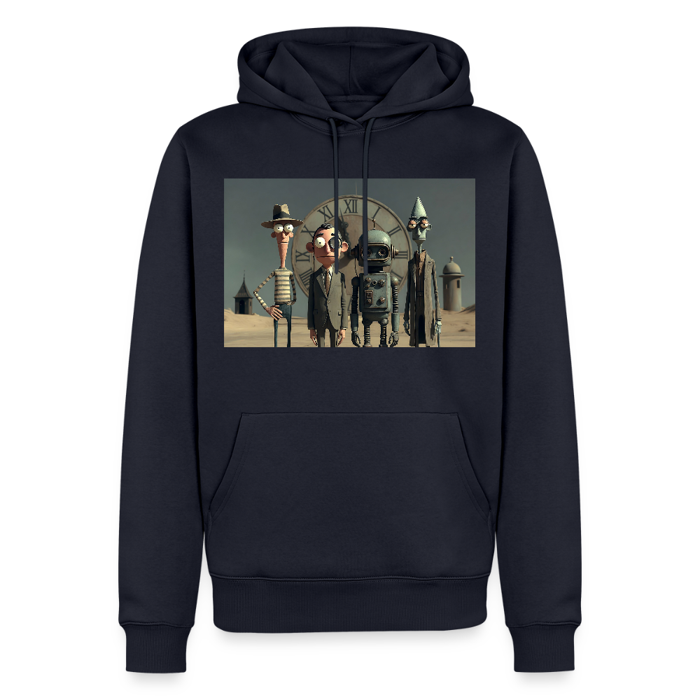 Pünktlich zu spät – Die seltsame Gesellschaft | Männer Premium Hoodie - Navy