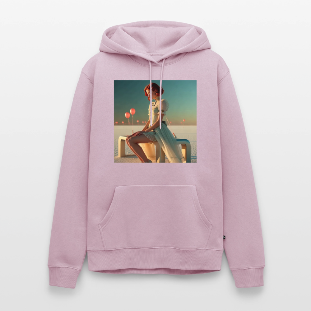 Leise Gedanken bei lauter Farben | Männer Premium Hoodie - Altrosa