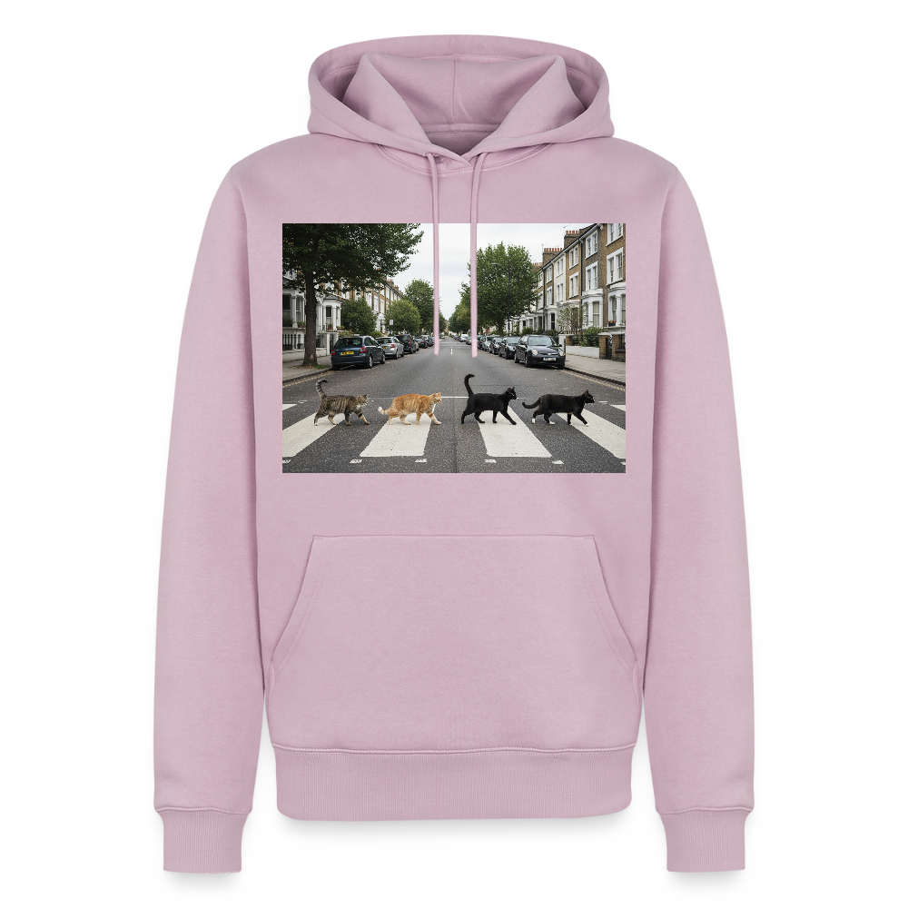 The Purrfect Crossing – Wir waren vor der Band da | Männer Premium Hoodie - Altrosa