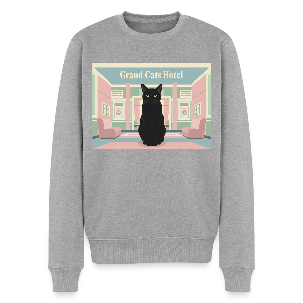 Grand Hotel Krümel |  Männer Premium Pullover - Grau meliert