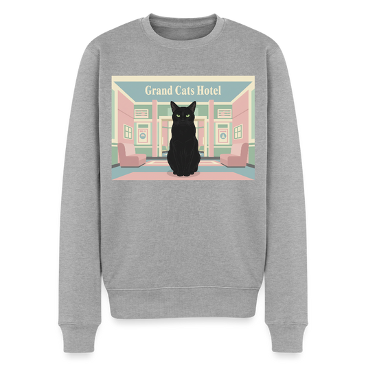 Grand Hotel Krümel |  Männer Premium Pullover - Grau meliert