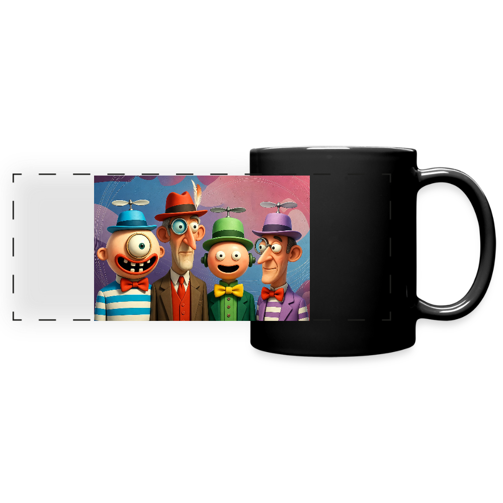 Gedankenkreise auf Hochtouren | Tasse einfarbig - Schwarz