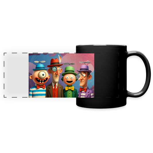 Gedankenkreise auf Hochtouren | Tasse einfarbig - Schwarz