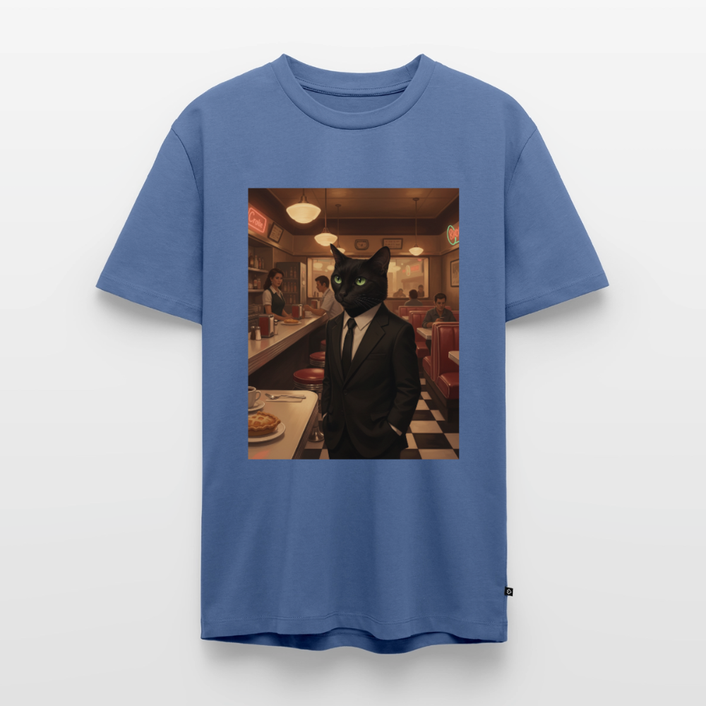 Krümel – Royale mit Pfote | Männer Premium T-Shirt - Taubenblau