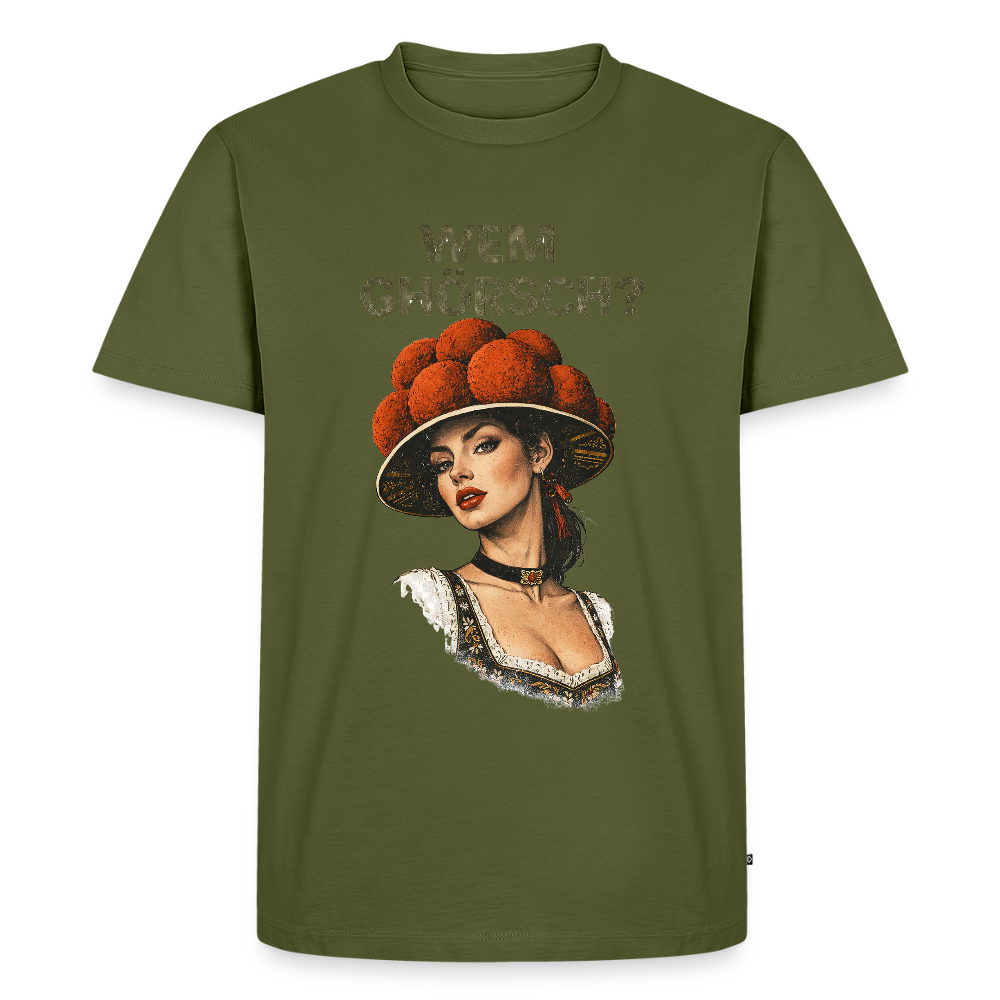 Wem ghörsch? – Schwarzwald Edition | Männer Premium T-Shirt - Khaki