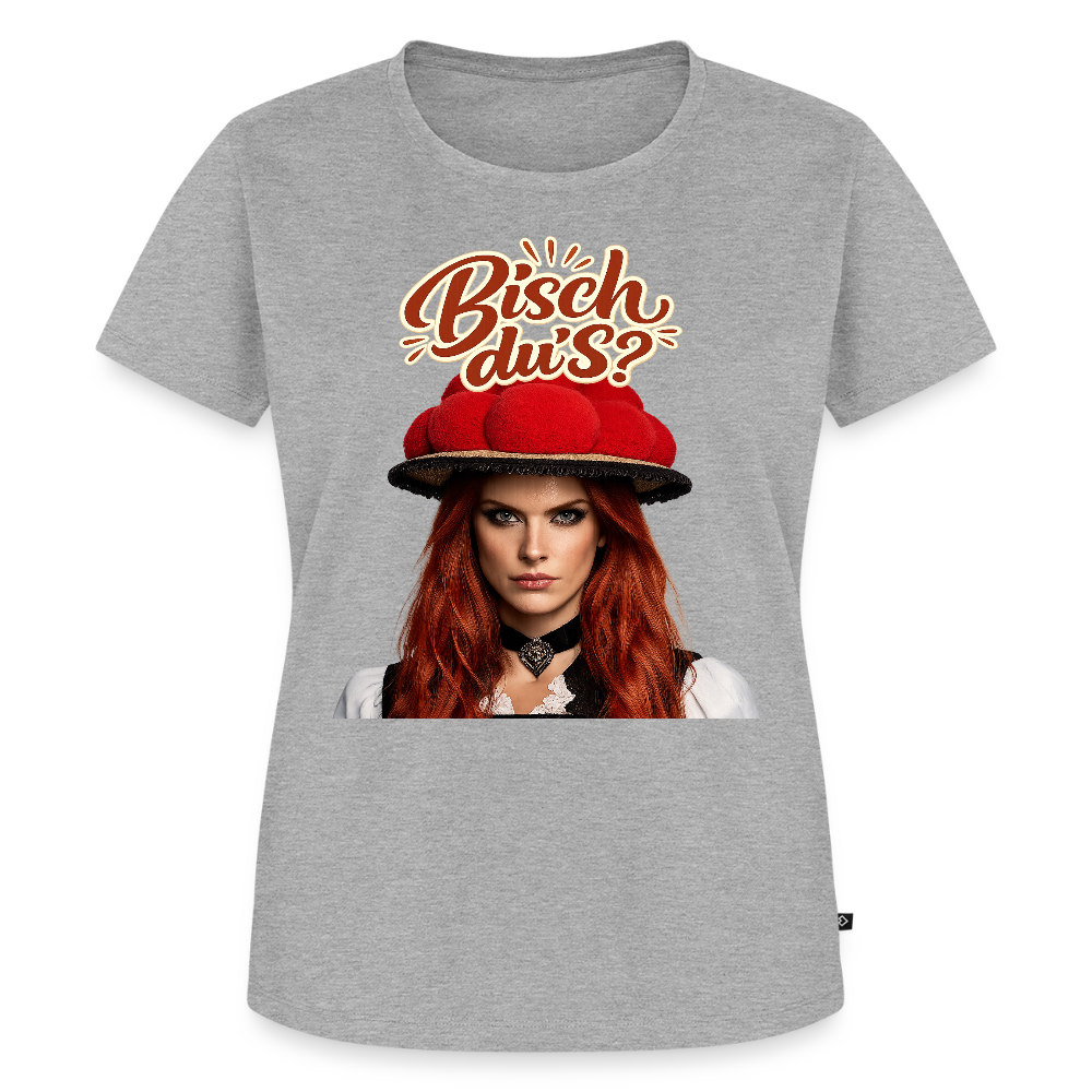Bisch du’s? – Schwarzwaldmädel | Frauen Premium T-Shirt - Grau meliert