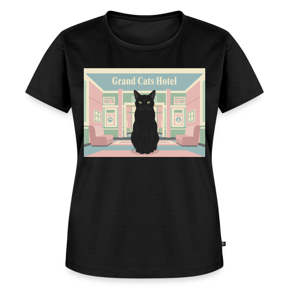 Grand Hotel Krümel | Frauen Premium T-Shirt - Schwarz