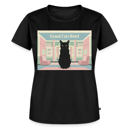 Grand Hotel Krümel | Frauen Premium T-Shirt - Schwarz