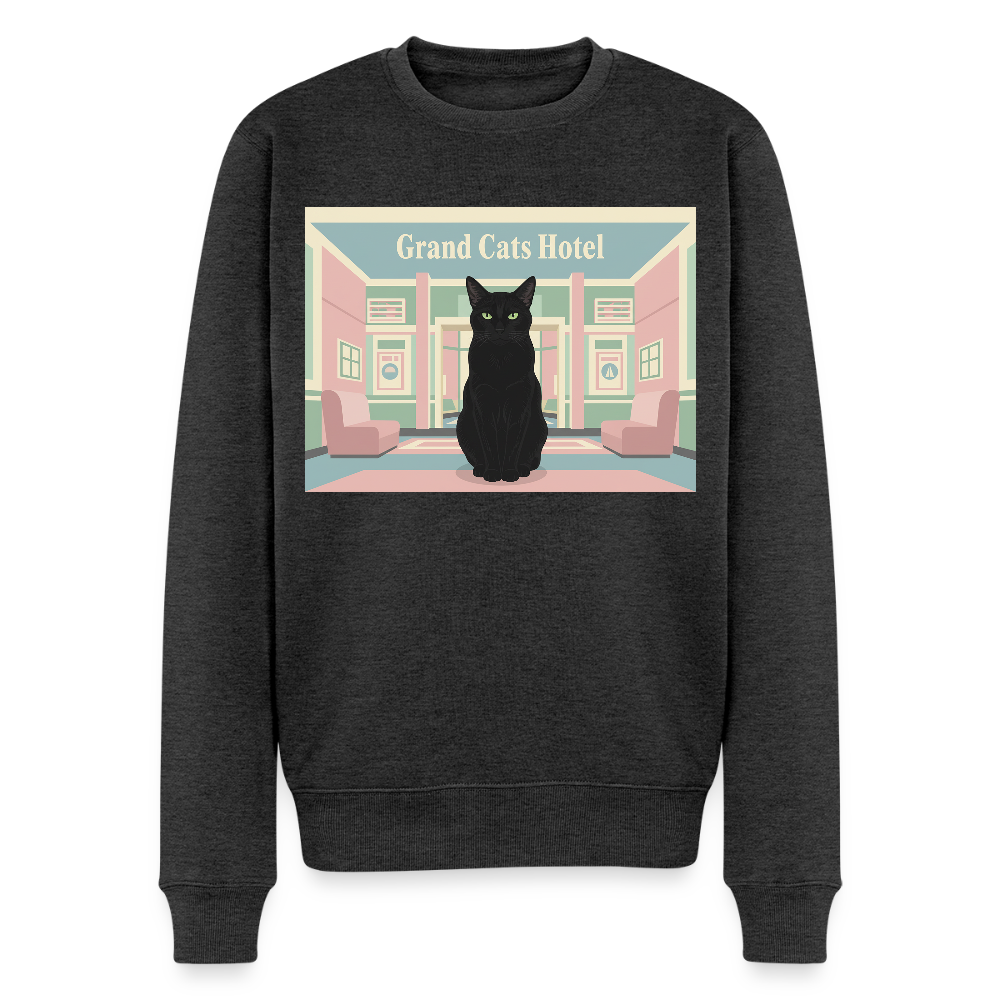 Grand Hotel Krümel |  Männer Premium Pullover - Anthrazit meliert