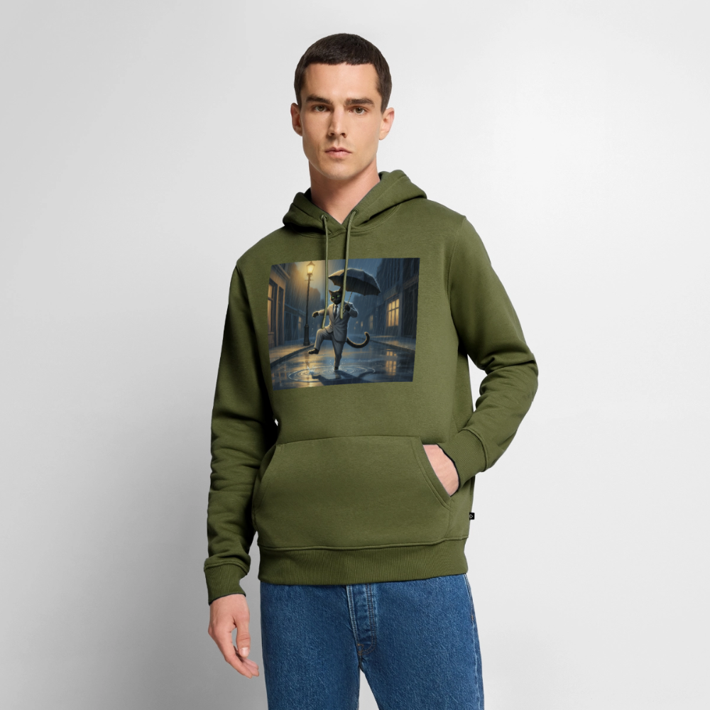 Krümel tanzt im Regen | Männer Premium Hoodie - Khaki