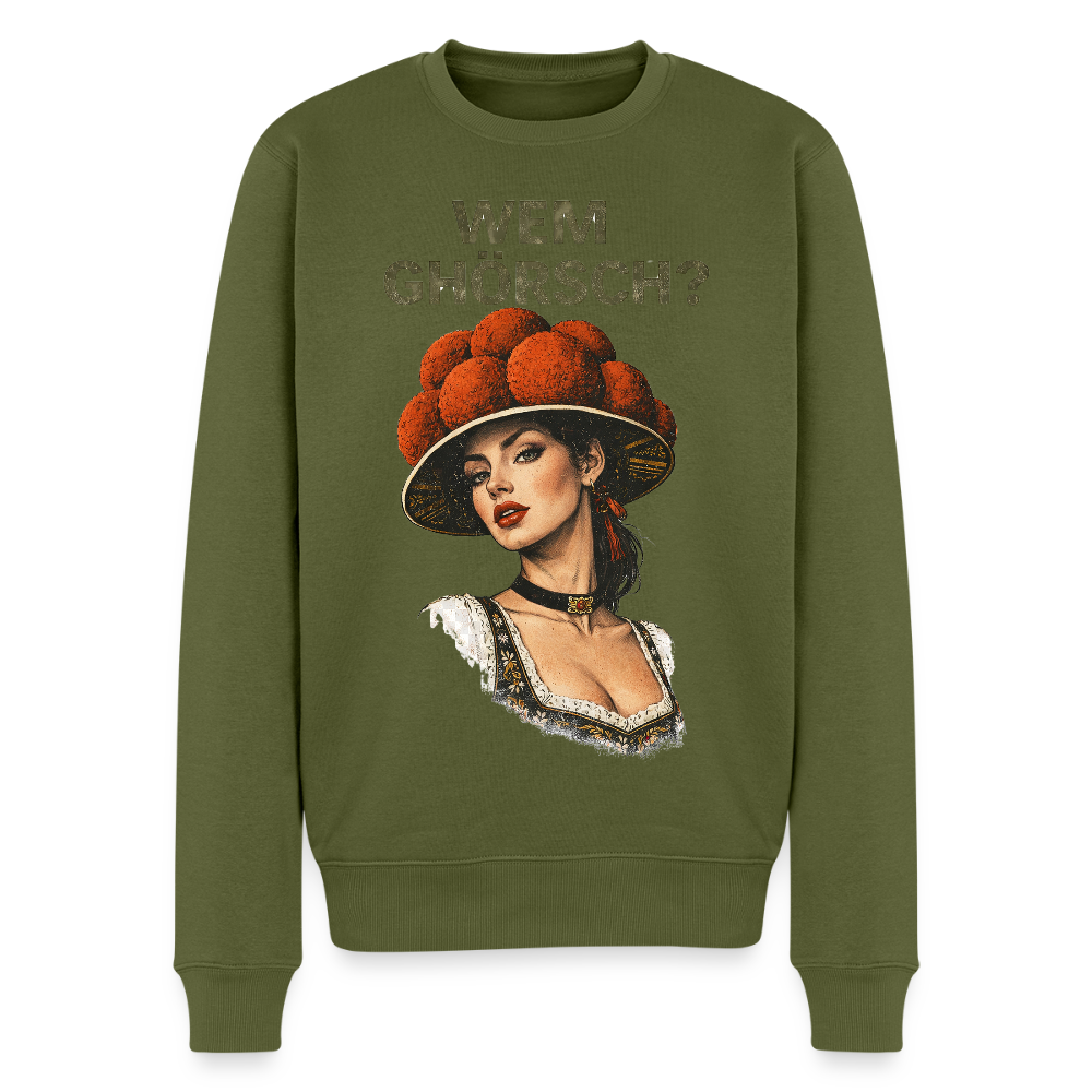 Wem ghörsch? – Schwarzwald Edition |  Männer Premium Pullover - Khaki