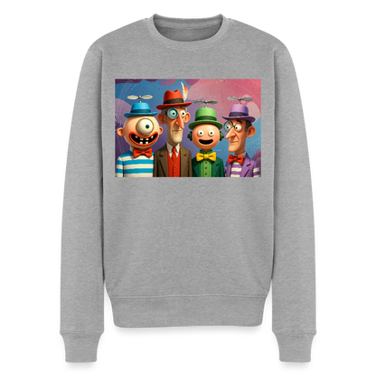 Gedankenkreise auf Hochtouren |  Männer Premium Pullover - Grau meliert