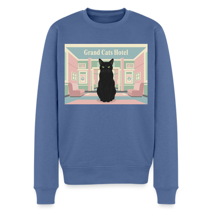Grand Hotel Krümel |  Männer Premium Pullover - Taubenblau