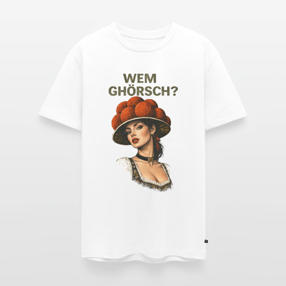 Wem ghörsch? – Schwarzwald Edition | Männer Premium T-Shirt - Weiß