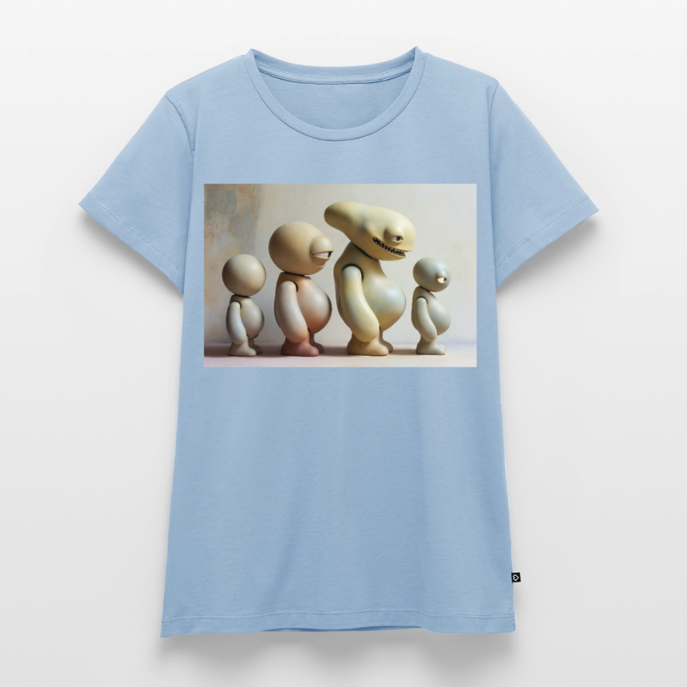 So wachsen wir also | Frauen Premium T-Shirt - Hellblau