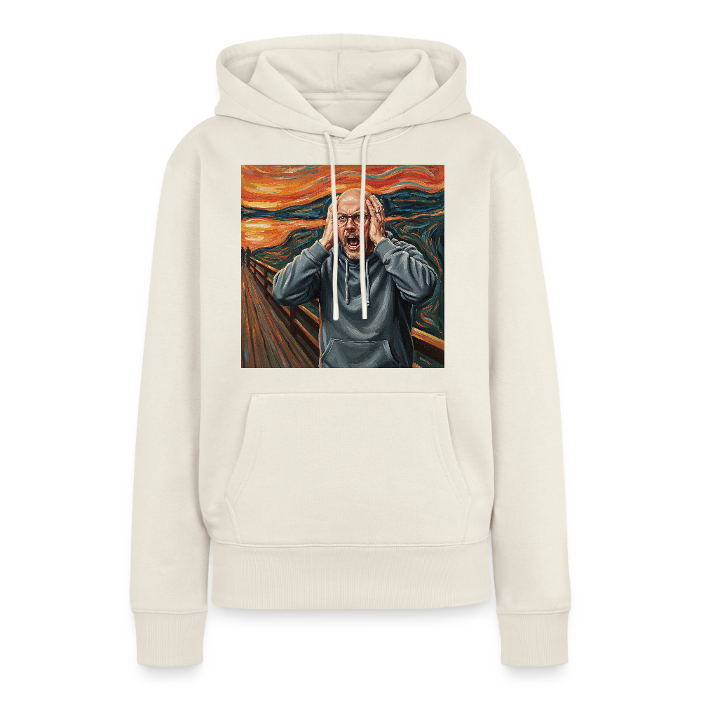 Der Schrei… wenn es wirklich reicht | Frauen Premium Hoodie - Naturweiß