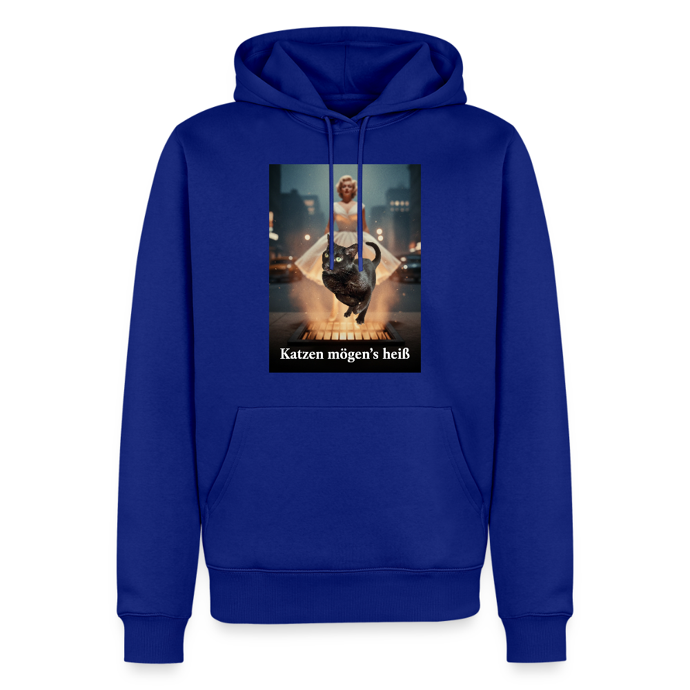Katzen mögen’s heiß | Männer Premium Hoodie - Royalblau