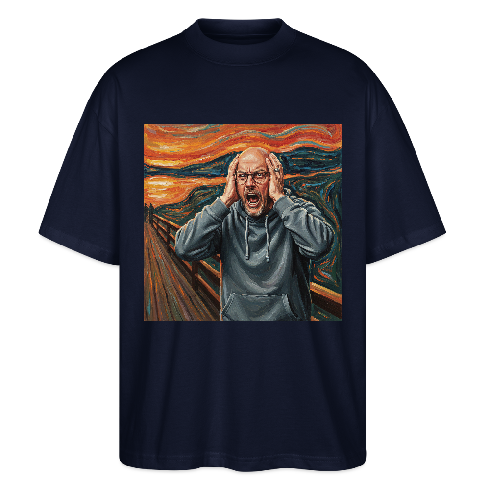 Der Schrei… wenn es wirklich reicht | Stanley/Stella Oversized Unisex Bio T-Shirt Blaster - Navy