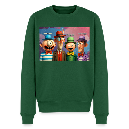 Gedankenkreise auf Hochtouren |  Männer Premium Pullover - Flaschengrün