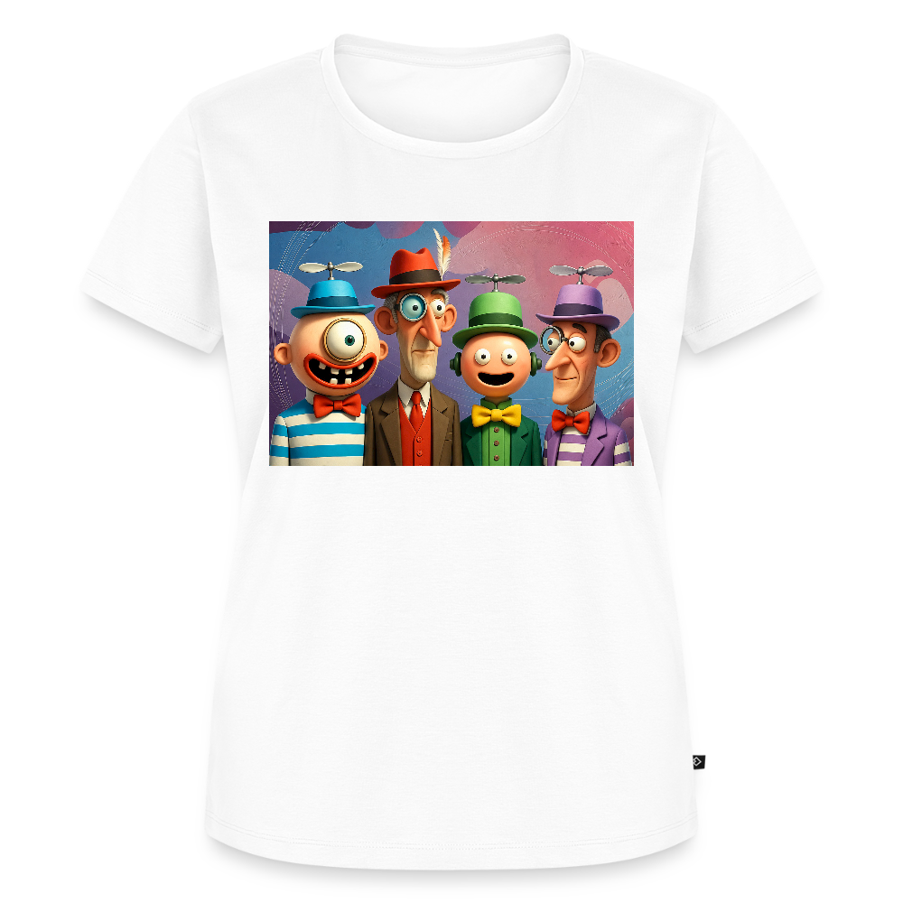 Gedankenkreise auf Hochtouren | Frauen Premium T-Shirt - Weiß