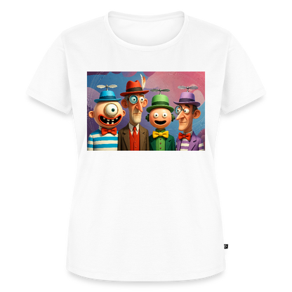 Gedankenkreise auf Hochtouren | Frauen Premium T-Shirt - Weiß