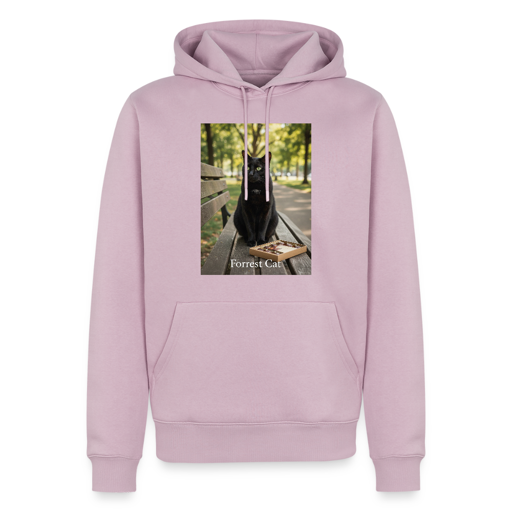 Forrest Cat – Krümel wartet | Männer Premium Hoodie - Altrosa