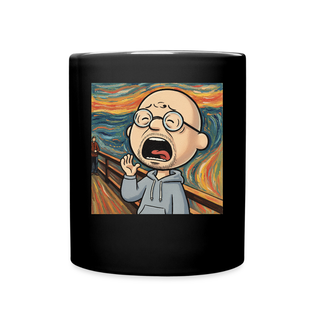 Der Schrei… aber heute bin ich dran | Tasse - Schwarz