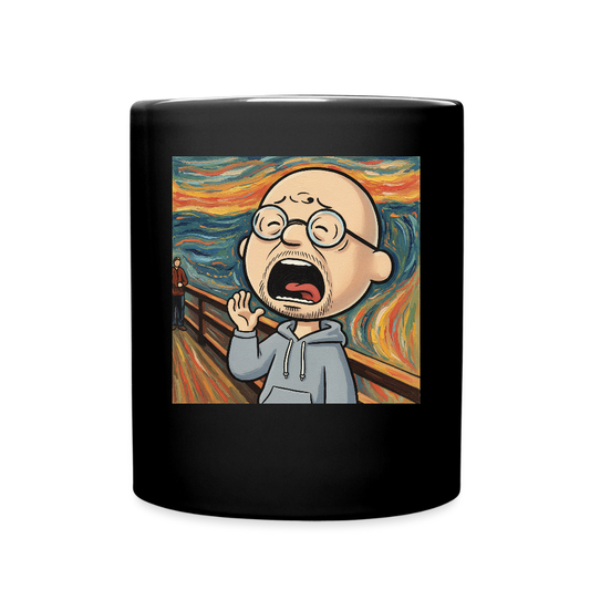 Der Schrei… aber heute bin ich dran | Tasse - Schwarz